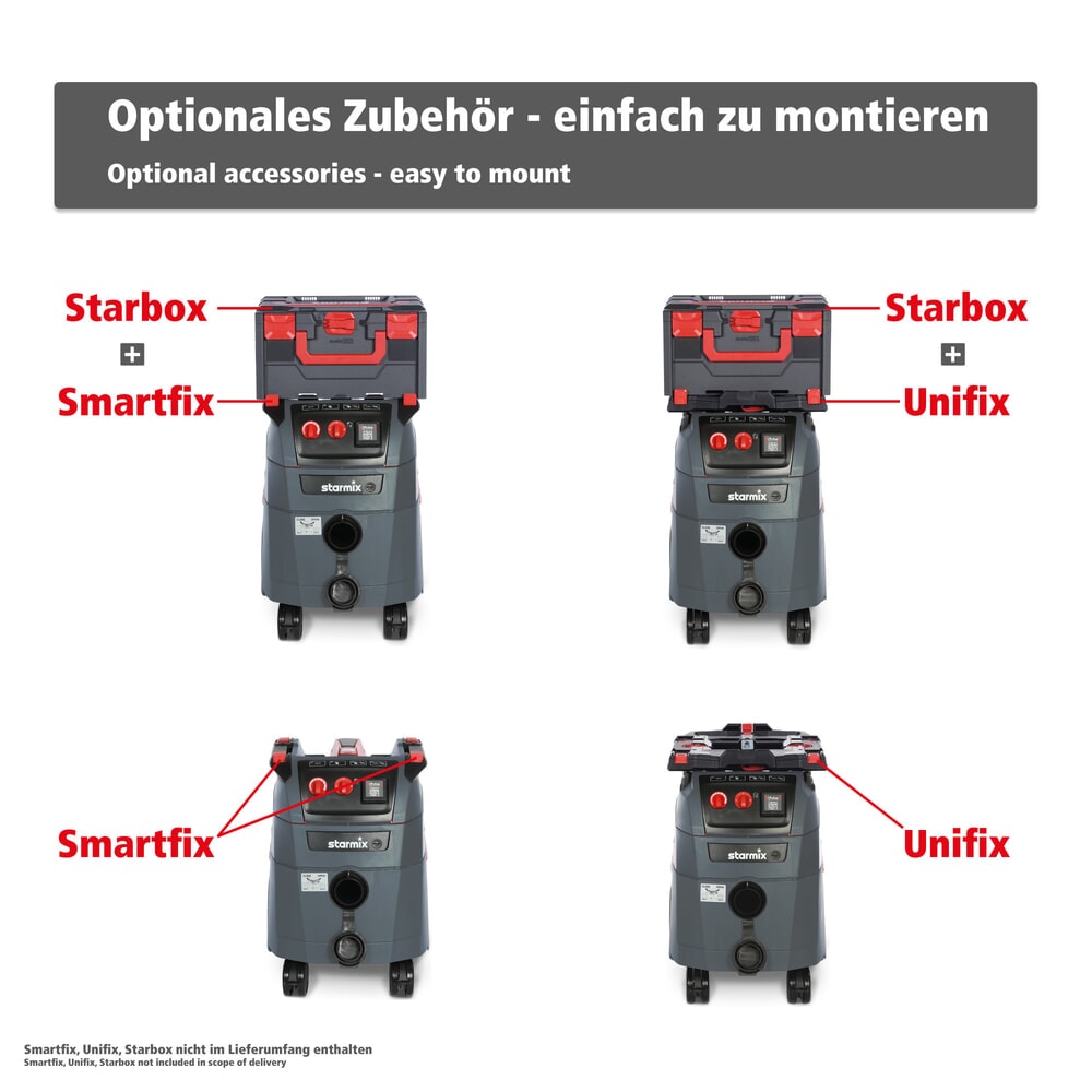 Productafbeelding nr. 9: Nat-/droogzuiger starmix iPulse, stofklasse L, 1.600 W, 35 l
