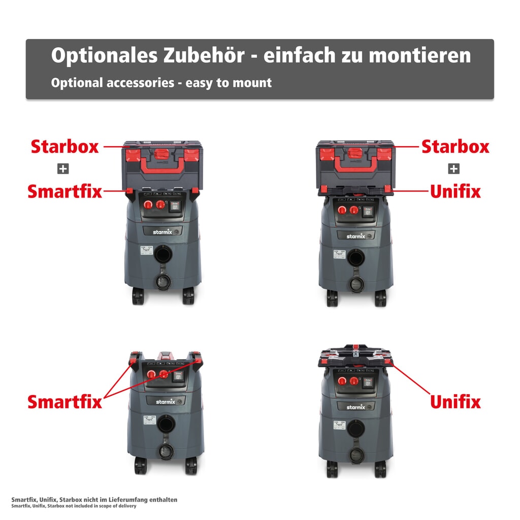 Productafbeelding nr. 9: Nat-/droogzuiger starmix iPulse, stofklasse L, 1.600 W, 35 l
