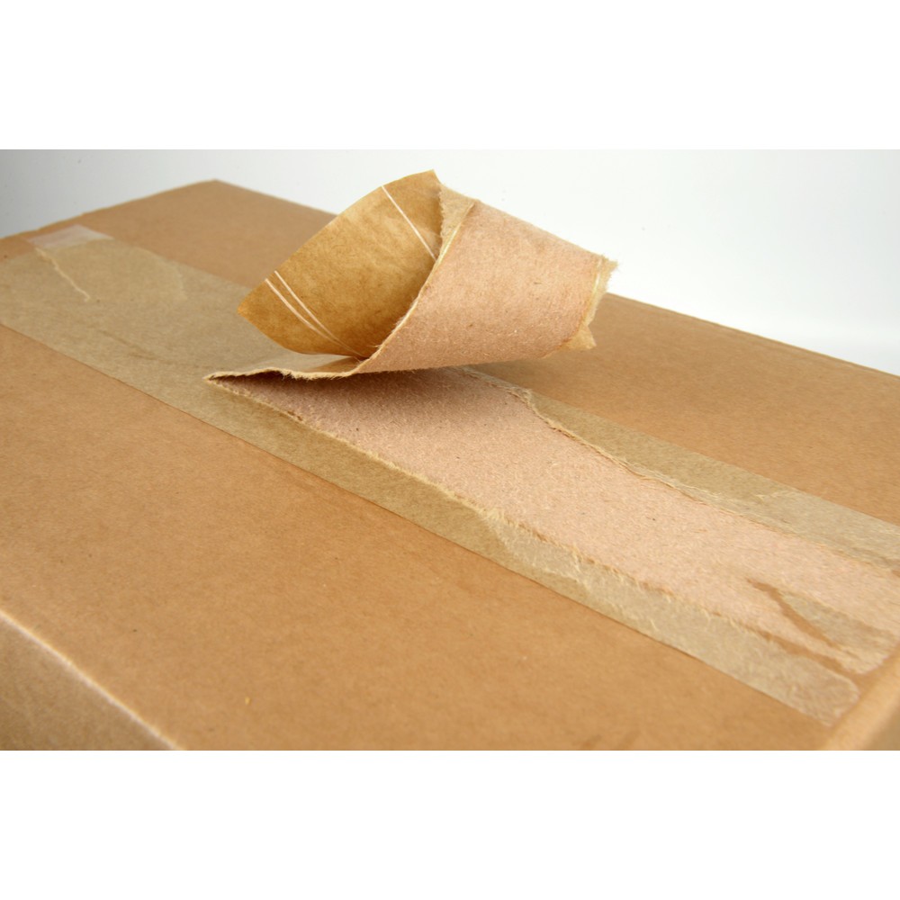 Productafbeelding nr. 2: Natklevende tape, b x l 70 mm x 200 m, bruin, 12 stuks/verpakkingseenheid, verstevigd met 2 draden in de lengterichting en 1 sinusdraad