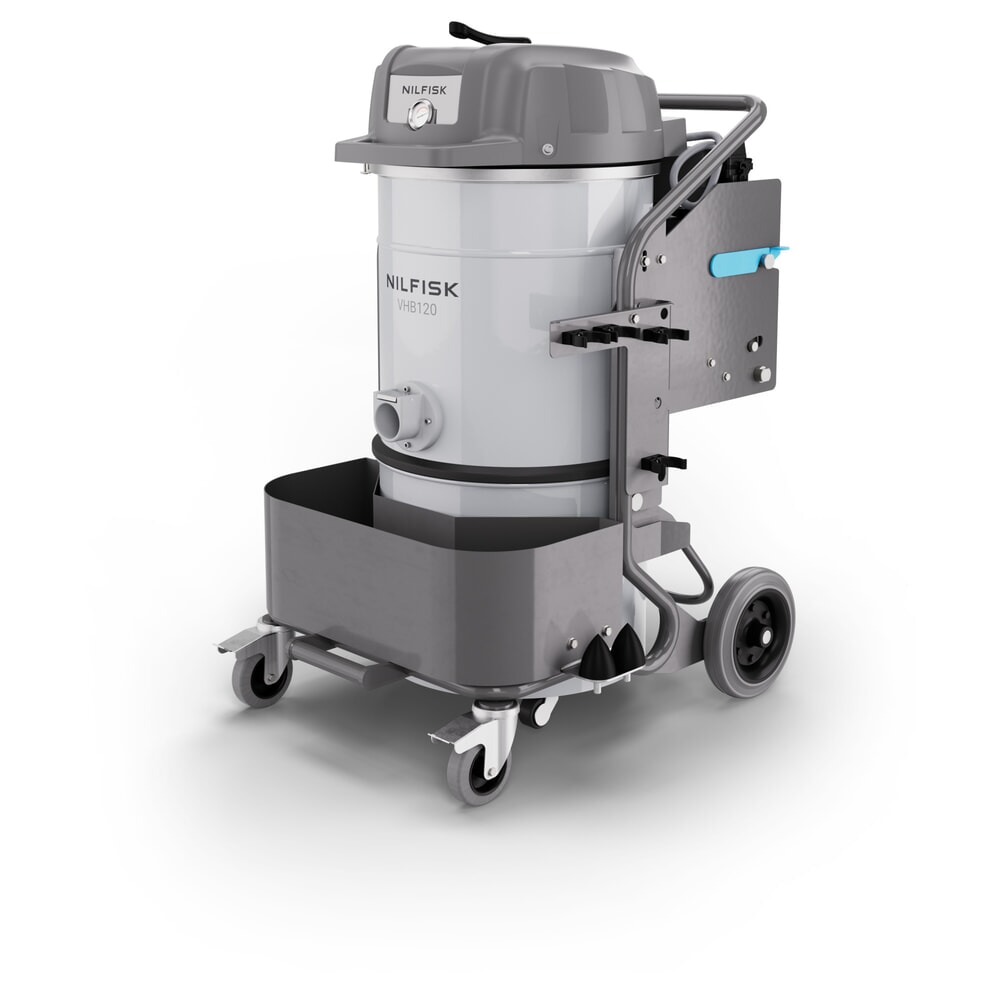 Nilfisk® accu-aangedreven veiligheidsstofzuiger VHB120 PBS Product afbeelding: Nilfisk® accu-aangedreven veiligheidsstofzuiger VHB120 PBS