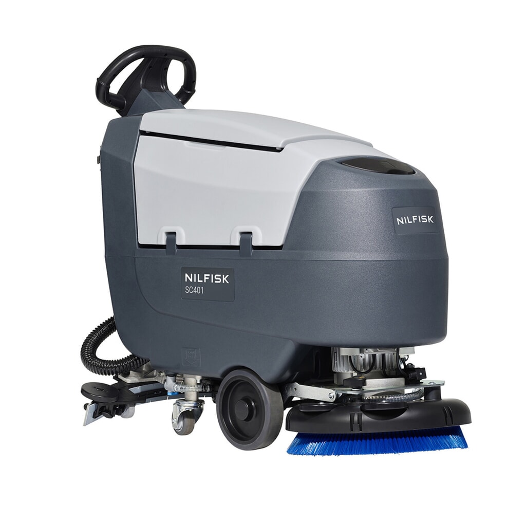 Nilfisk® handgeleide schrobzuigmachine SC401 B LI-ION Product afbeelding: Nilfisk® handgeleide schrobzuigmachine SC401 B LI-ION