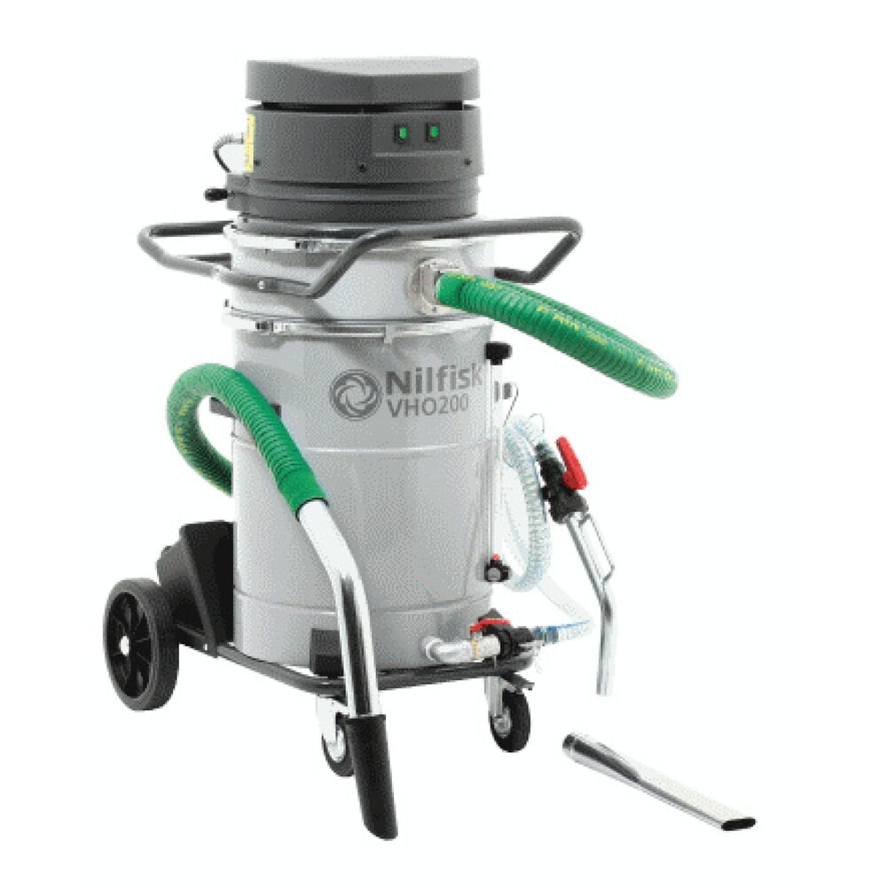 Product afbeelding: Nilfisk® pompstofzuiger voor olie en spanen, compleet pakket VHO200 CB