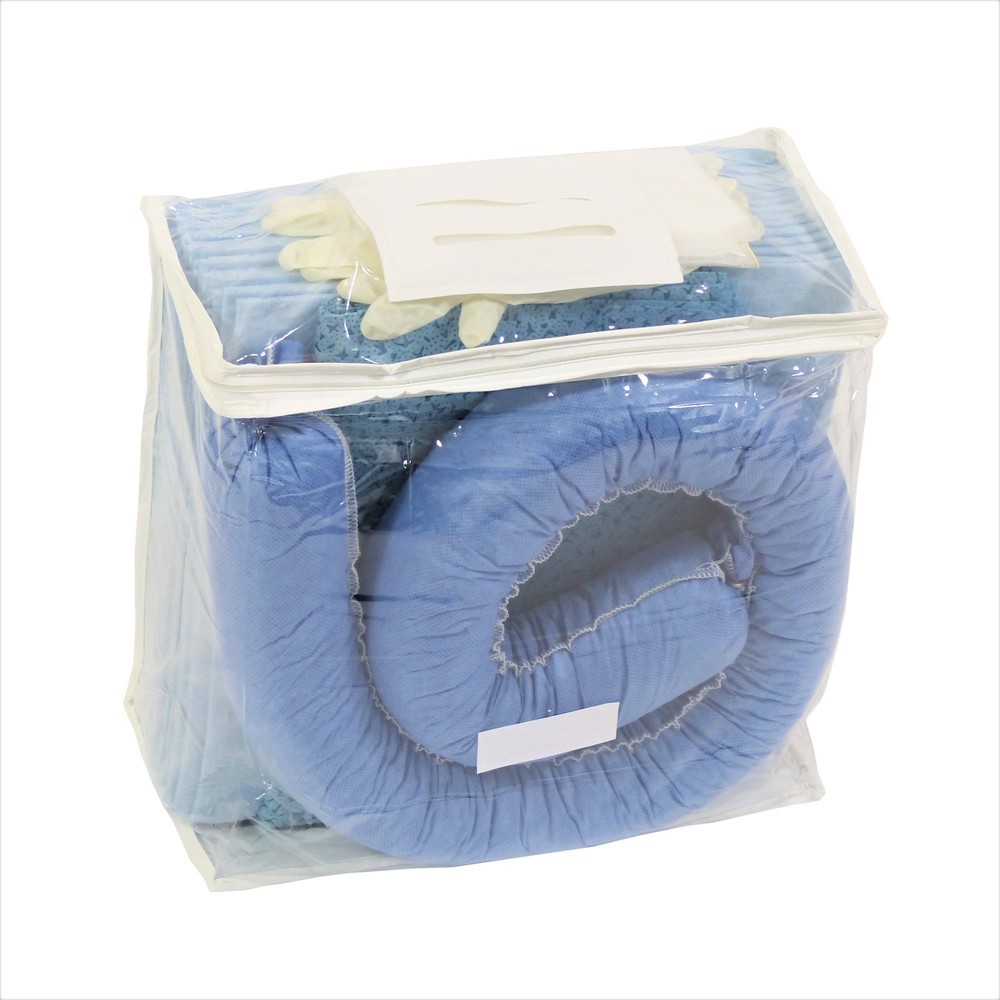 Productafbeelding nr. 1: Noodpakket in pvc-tas, olie, absorptievermogen 20 l, blauw