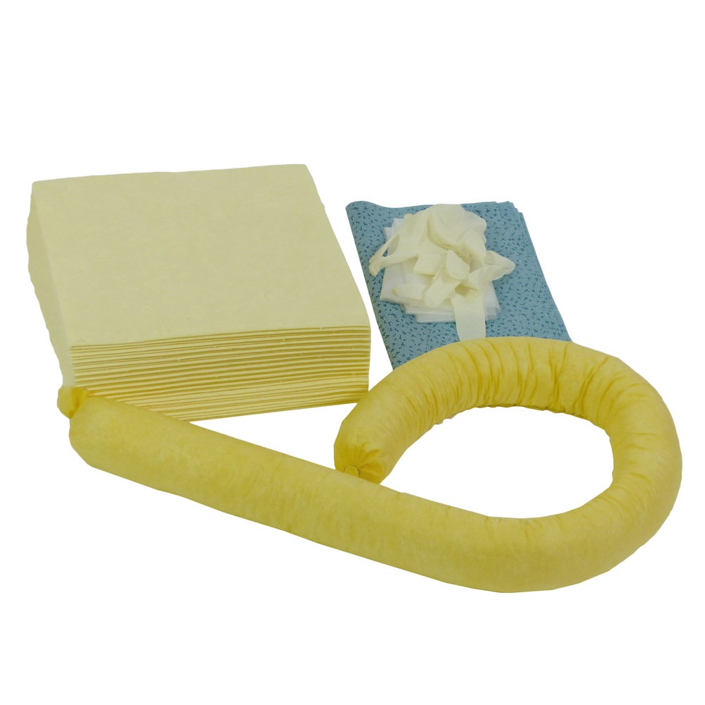 Productafbeelding nr. 2: Noodpakket in pvc-tas, chemicaliën, absorptievermogen 20 l, geel