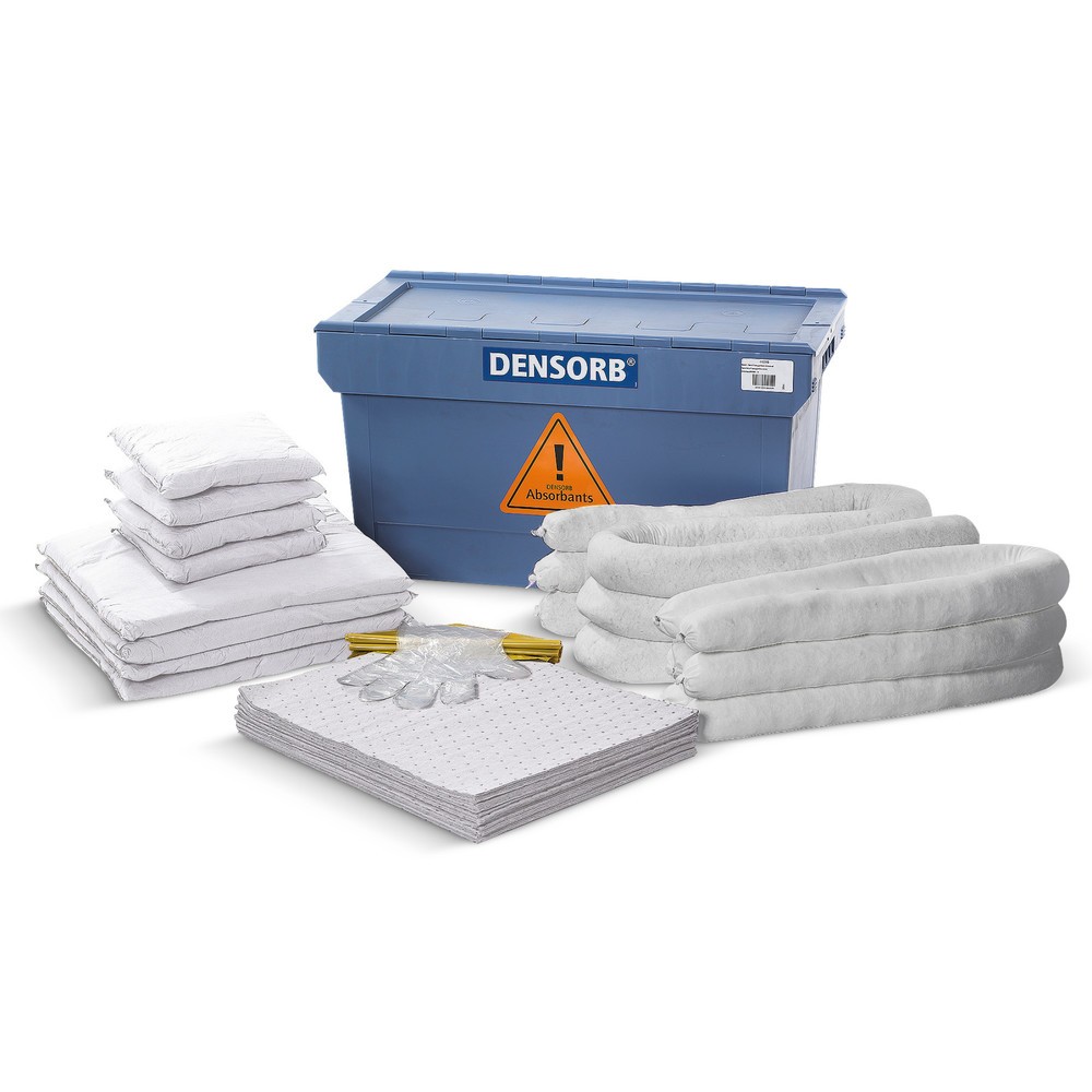 Product afbeelding: Navulset voor noodpakket in transportbak, olie, absorptievermogen 110 l