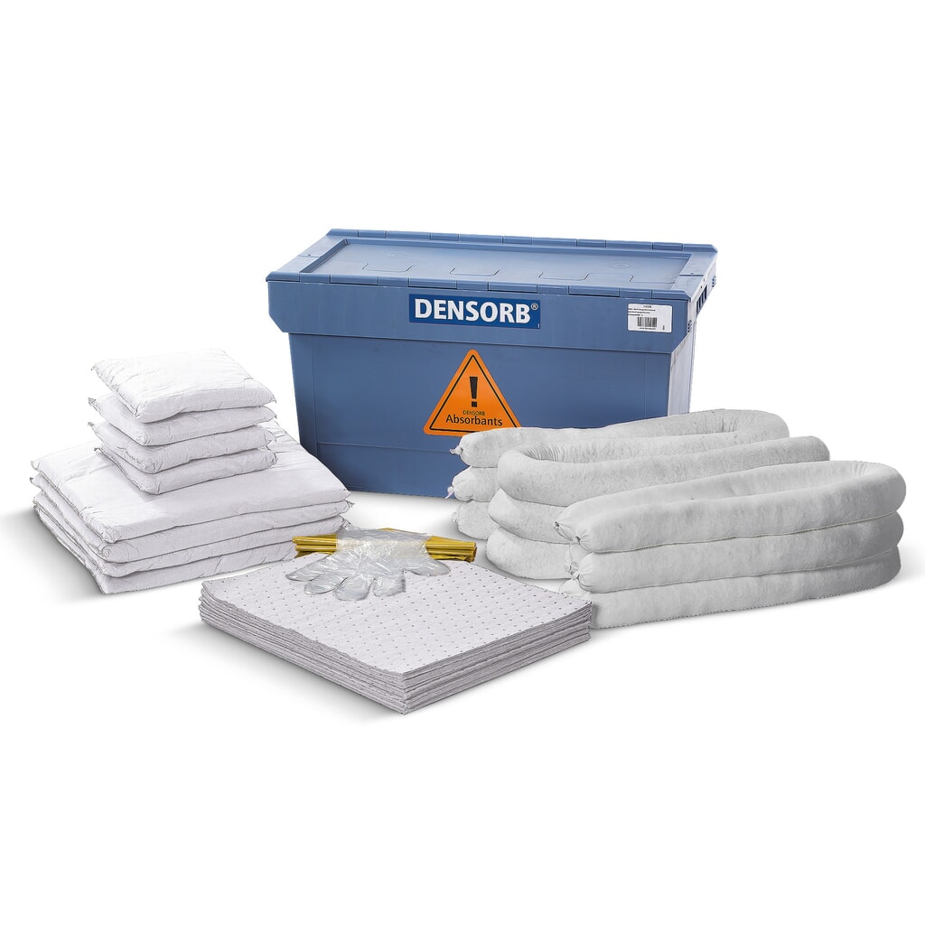 Product afbeelding: Noodpakket in transportbak, olie, absorptievermogen 110 l