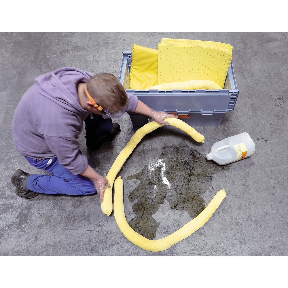 Product afbeelding: Noodpakket in transportbak, chemicaliën, absorptievermogen 85 l