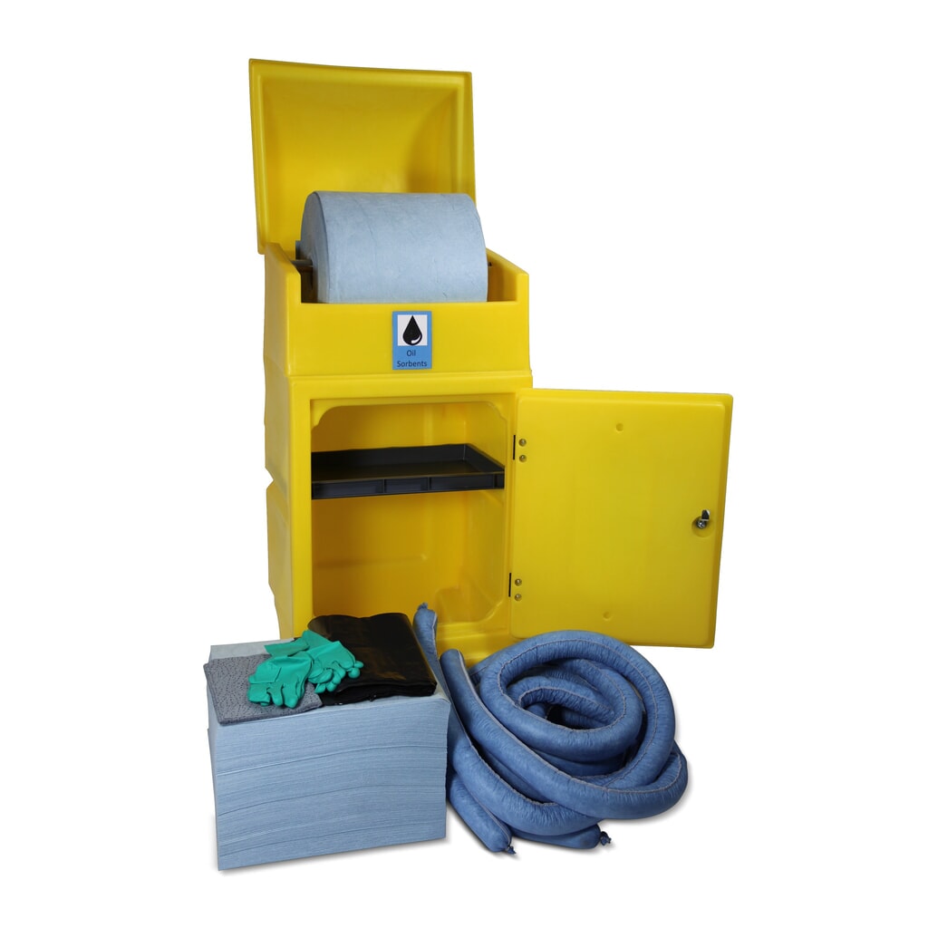 Noodset olie, rolton, absorptievermogen 300 l, blauw Productafbeelding nr. 2: Noodset olie, rolton, absorptievermogen 300 l, blauw
