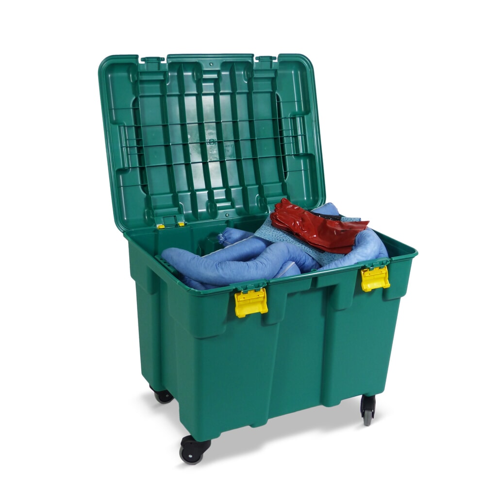 Product afbeelding: Noodset olie, rolbox, opvangcapaciteit 150 l, blauw