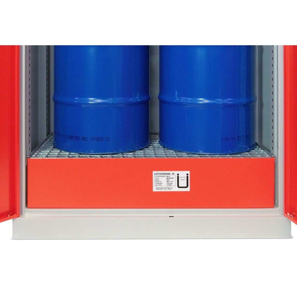 Productafbeelding nr. 4: Oliekast Steinbock®, 2 in hoogte verstelbare roosterlegborden, 1 lekbak, hxbxd 1950 x 950 x 500 mm