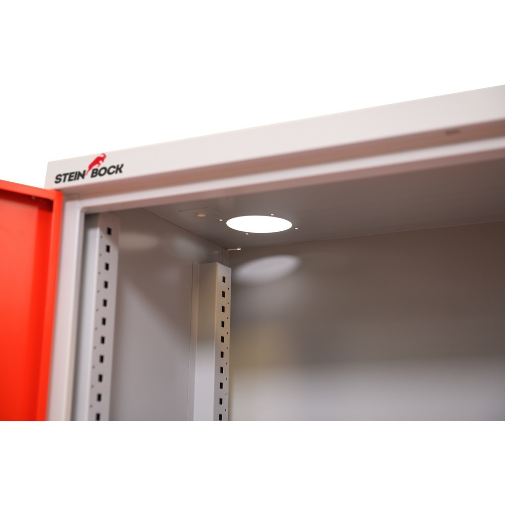 Productafbeelding nr. 6: Oliekast Steinbock®, 2 in hoogte verstelbare roosterlegborden, 1 lekbak, hxbxd 1950 x 950 x 500 mm