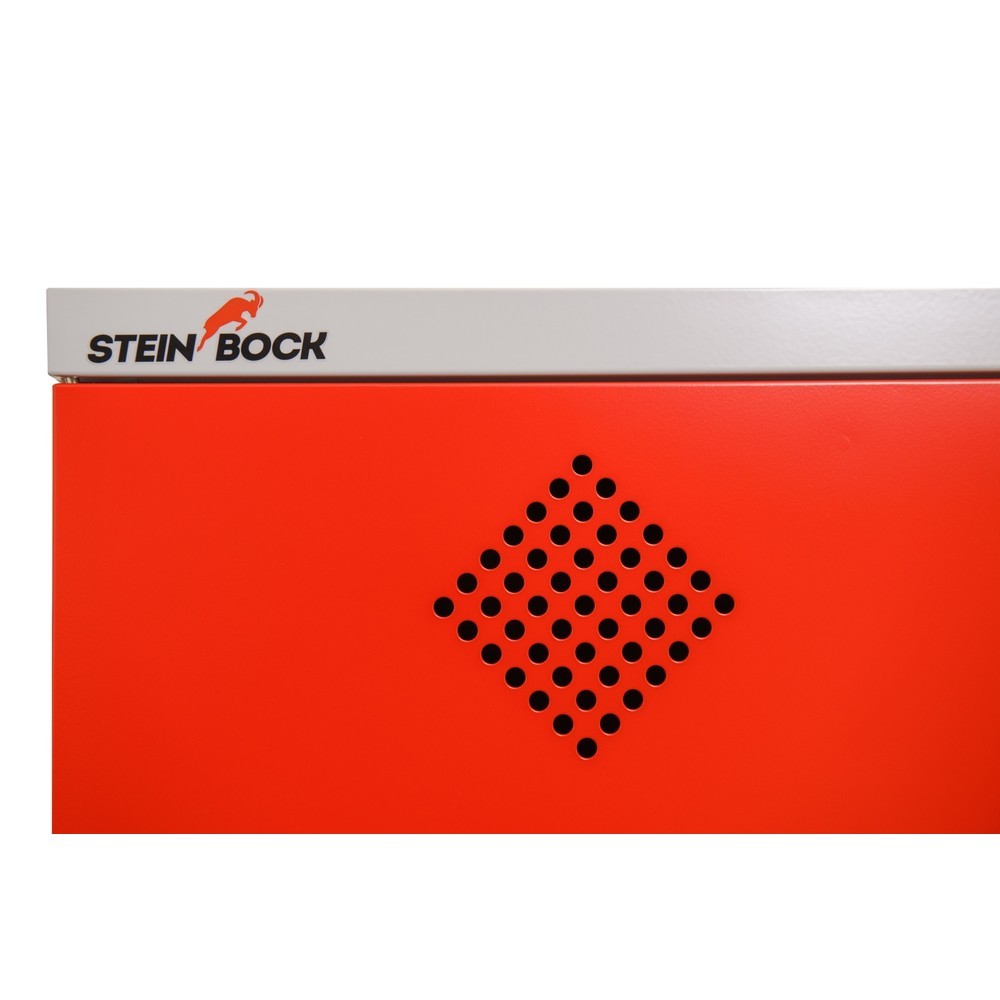 Productafbeelding nr. 9: Oliekast Steinbock®, 2 in hoogte verstelbare roosterlegborden, 1 lekbak, hxbxd 1950 x 950 x 500 mm