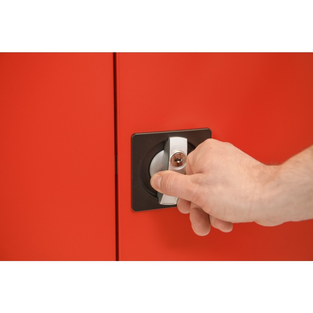 Productafbeelding nr. 10: Oliekast Steinbock®, 2 in hoogte verstelbare roosterlegborden, 1 lekbak, hxbxd 1950 x 950 x 500 mm
