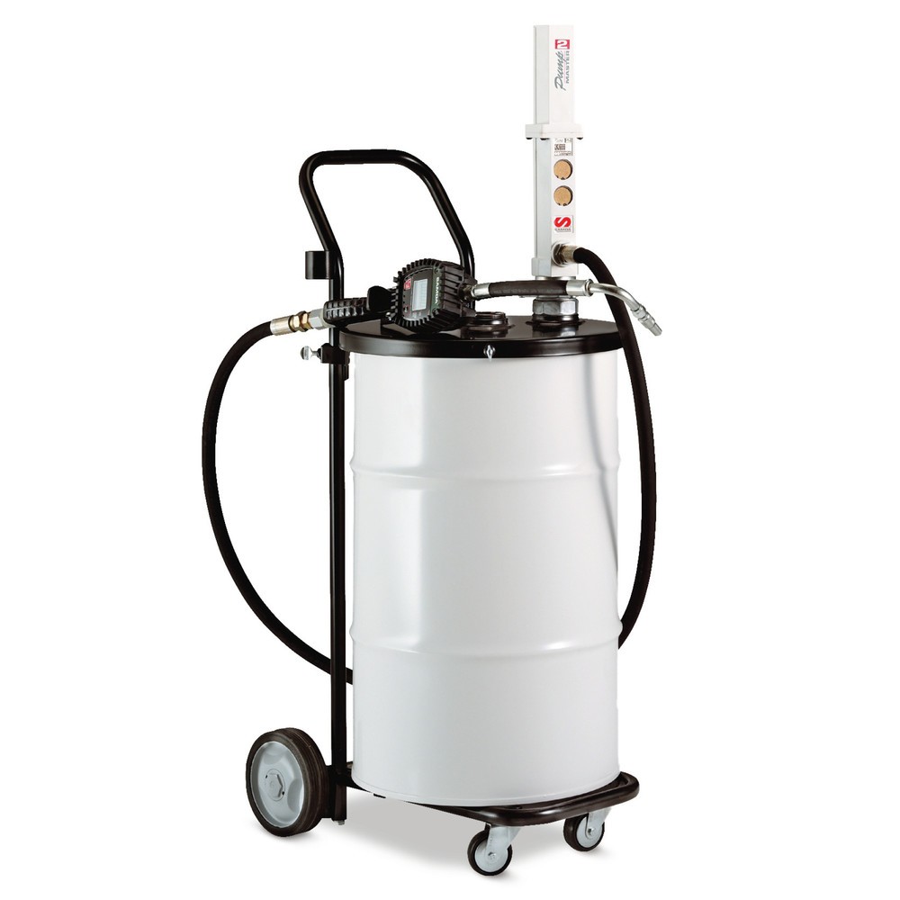 Product afbeelding: Olie-installaties SAMOA-HALLBAUER met drukslang, verrijdbaar, 60 liter