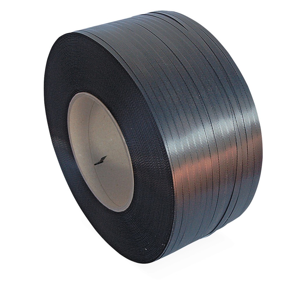 Product afbeelding: Omsnoeringsband van PP, geperst wafelpatroon, kern-Ø 200 mm, lengte 3.000 m, bandbreedte 12 mm