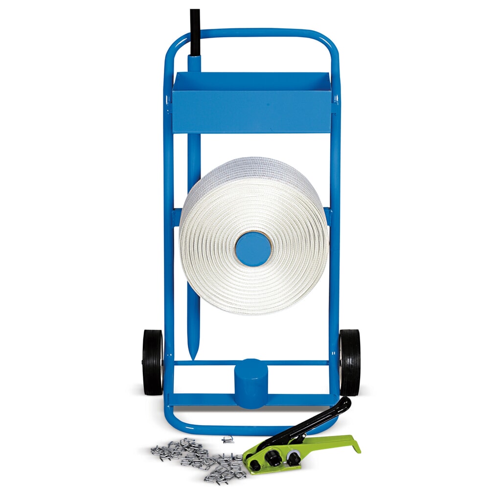 Omsnoeringsset Comfort voor PET-band, voor bandbreedte 13 mm Product afbeelding: Omsnoeringsset Comfort voor PET-band, voor bandbreedte 13 mm