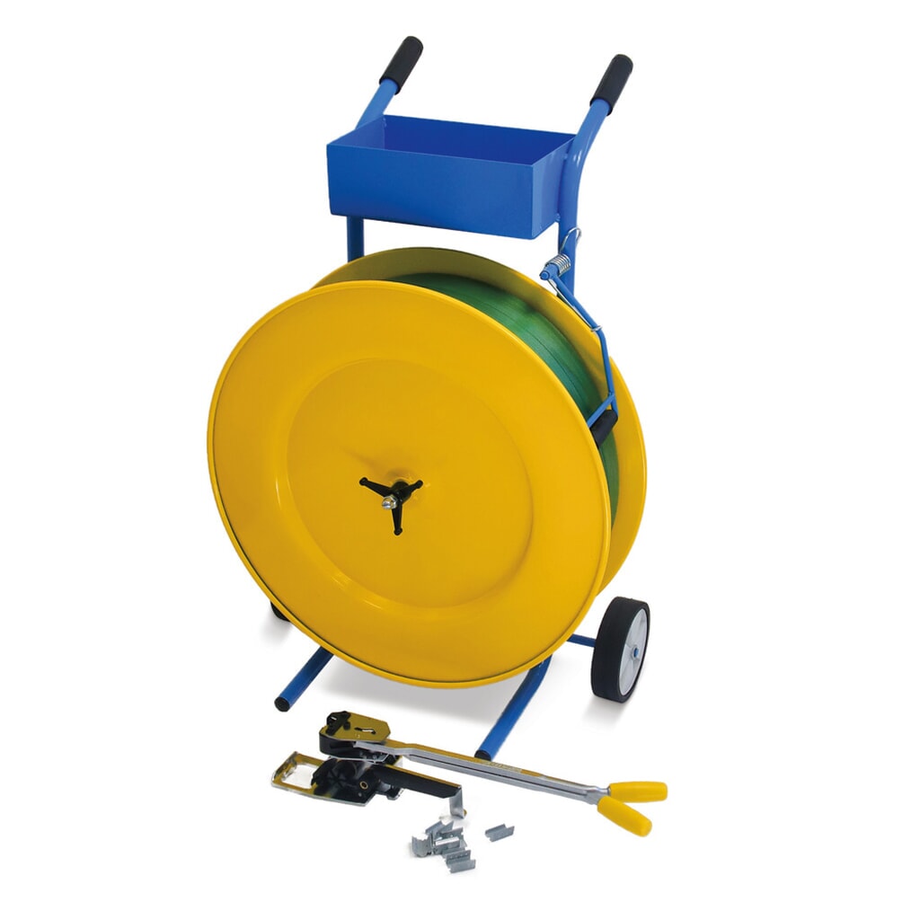 Omsnoeringsset Standaard voor PET-band, frequent gebruik, voor bandbreedte 16 mm Product afbeelding: Omsnoeringsset Standaard voor PET-band, frequent gebruik, voor bandbreedte 16 mm