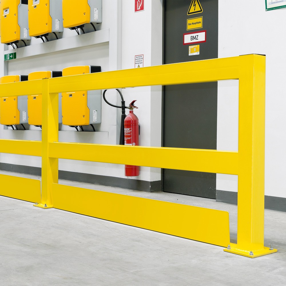 Productafbeelding nr. 2: Onderrijdbescherming, hoekprofiel, met kunststof coating, hxl 200 x 1.880 mm