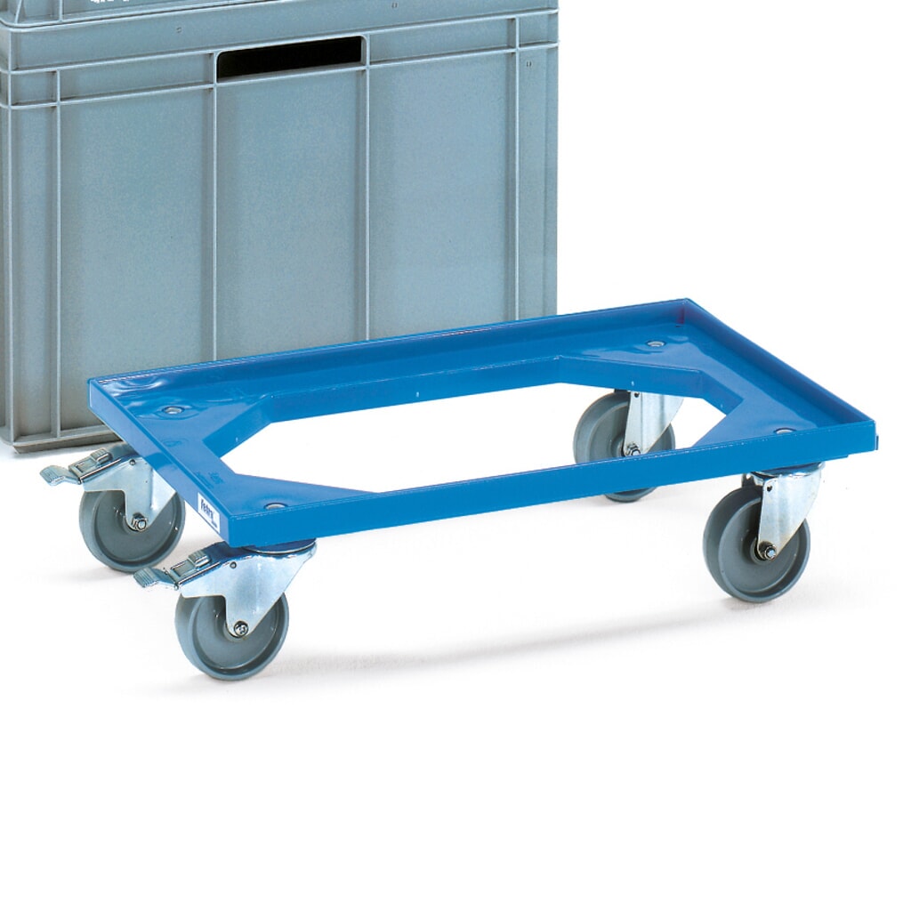 Product afbeelding: Onderstel fetra® voor eurobakken, van kunststof, draagvermogen 250 kg, bxd 610 x 410 mm