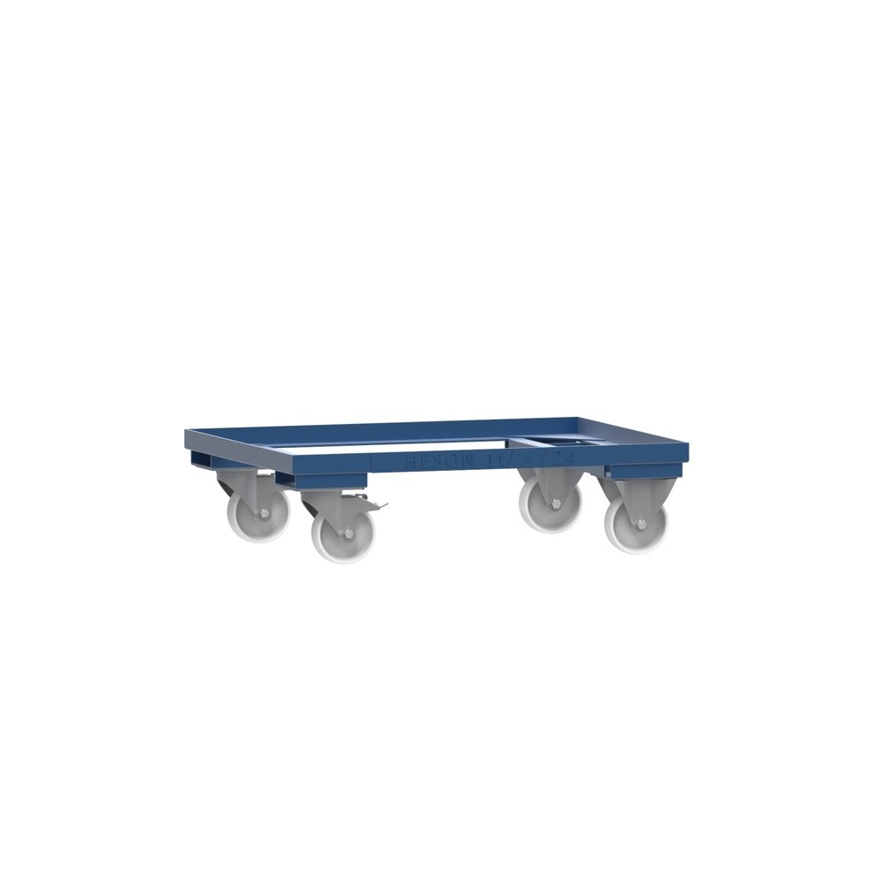 Product afbeelding: Onderstel voor gitterbox HESON®, gelakt, voor bakken 800 x 600 mm, gentiaanblauw