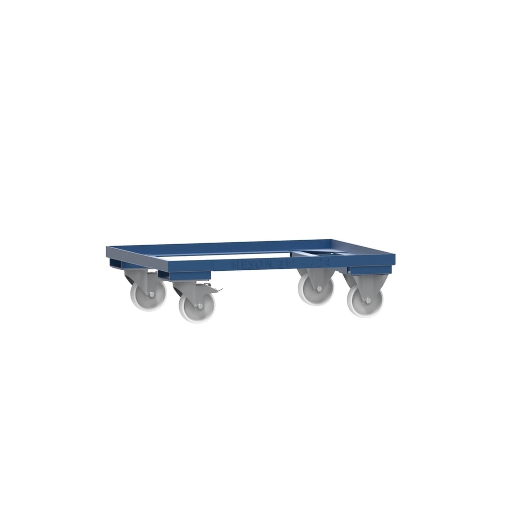 Onderstel voor gitterbox HESON®, gelakt, voor bakken 800 x 600 mm, gentiaanblauw Product afbeelding: Onderstel voor gitterbox HESON®, gelakt, voor bakken 800 x 600 mm, gentiaanblauw