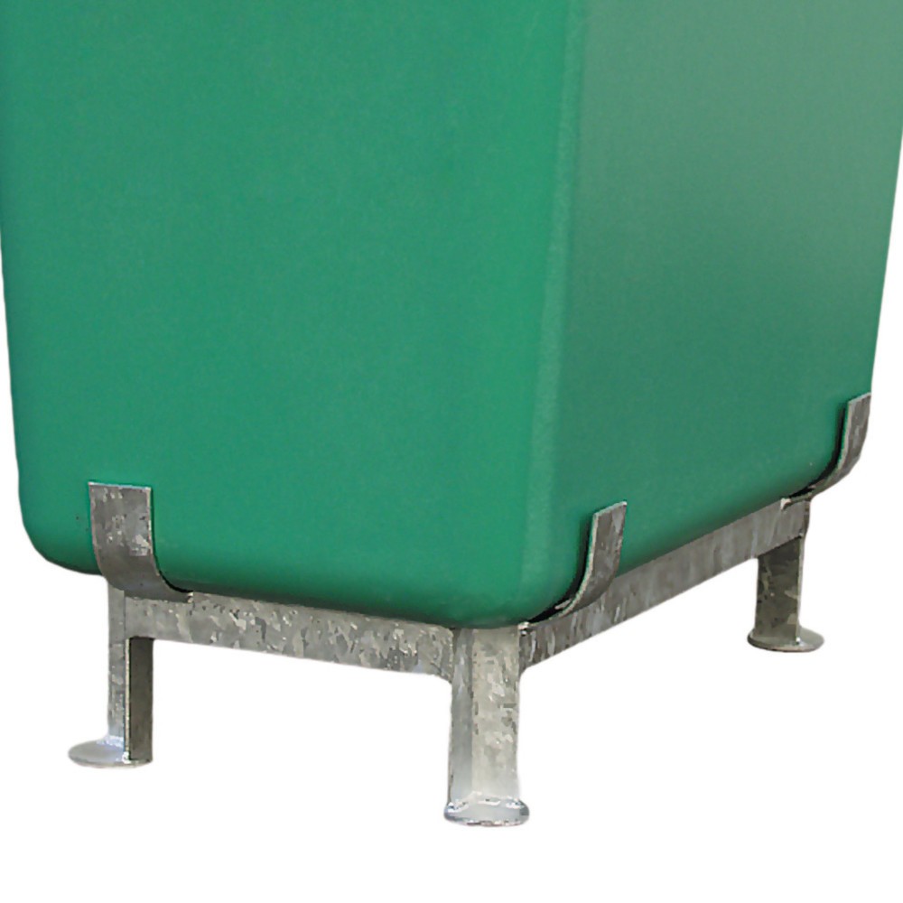 Product afbeelding: Onderstel voor rechthoekige bak CEMO van GVK, 200 l, hoogte 600 mm