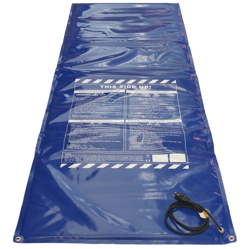 Product afbeelding: Kuhlmann ontdooimat, lxb 3.000 x 1.000 mm, 230 V, 1.050 W, met CEE-stekker