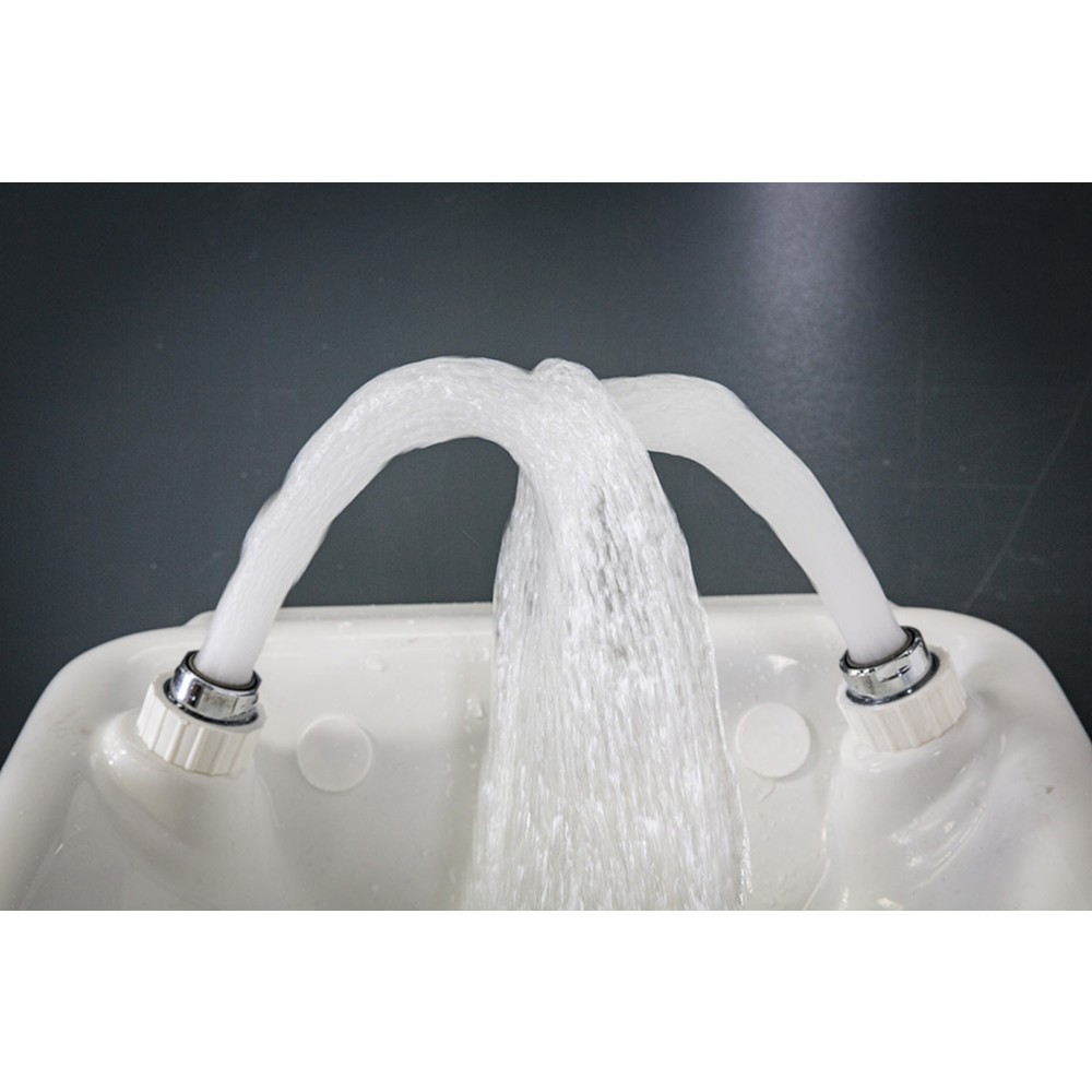 Productafbeelding nr. 2: Oog- en gezichtsdouche Justrite® 45G Hughes, wandmontage, voor binnengebruik