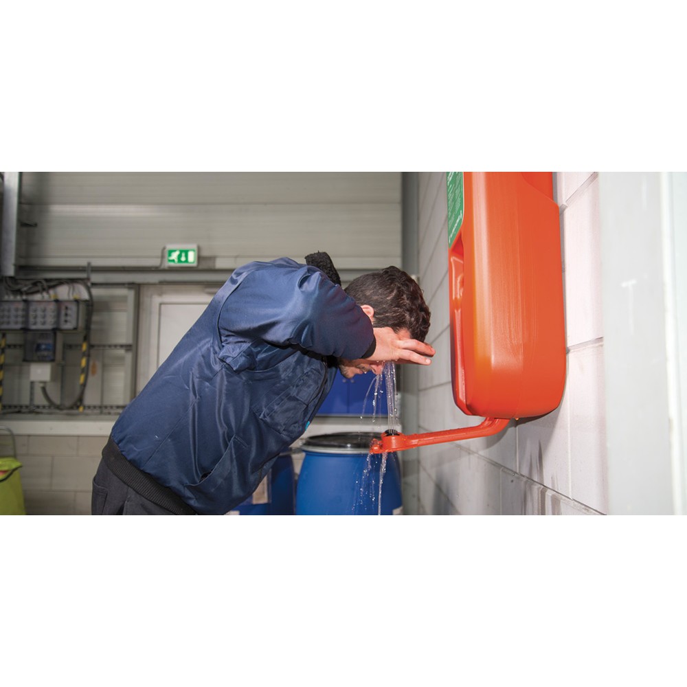 Productafbeelding nr. 2: Oogspoelstation Justrite® OptiWash® OPTI Hughes, autarkisch, tank van 38 liter