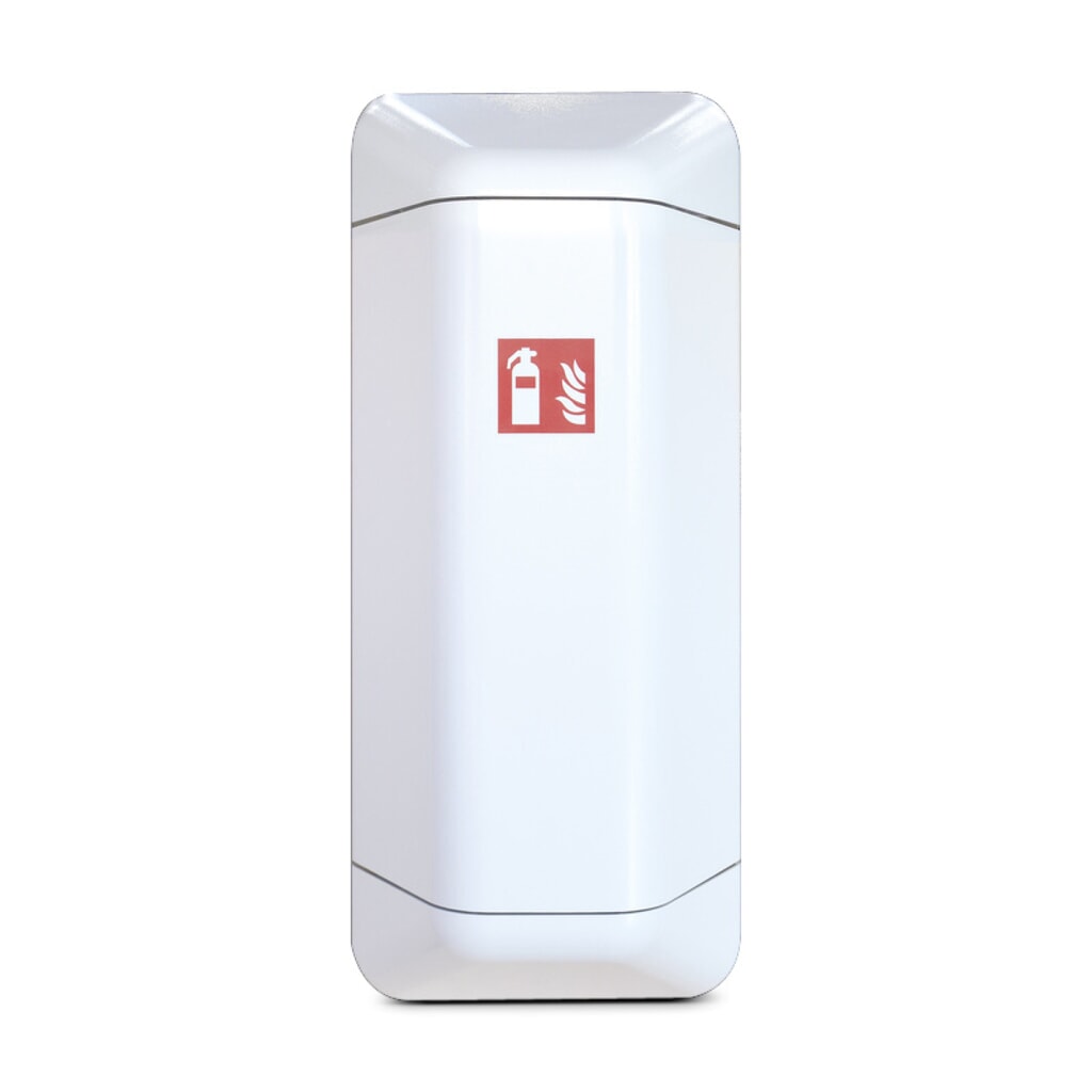Opbergkast voor brandblusser, wit Product afbeelding: Opbergkast voor brandblusser, wit