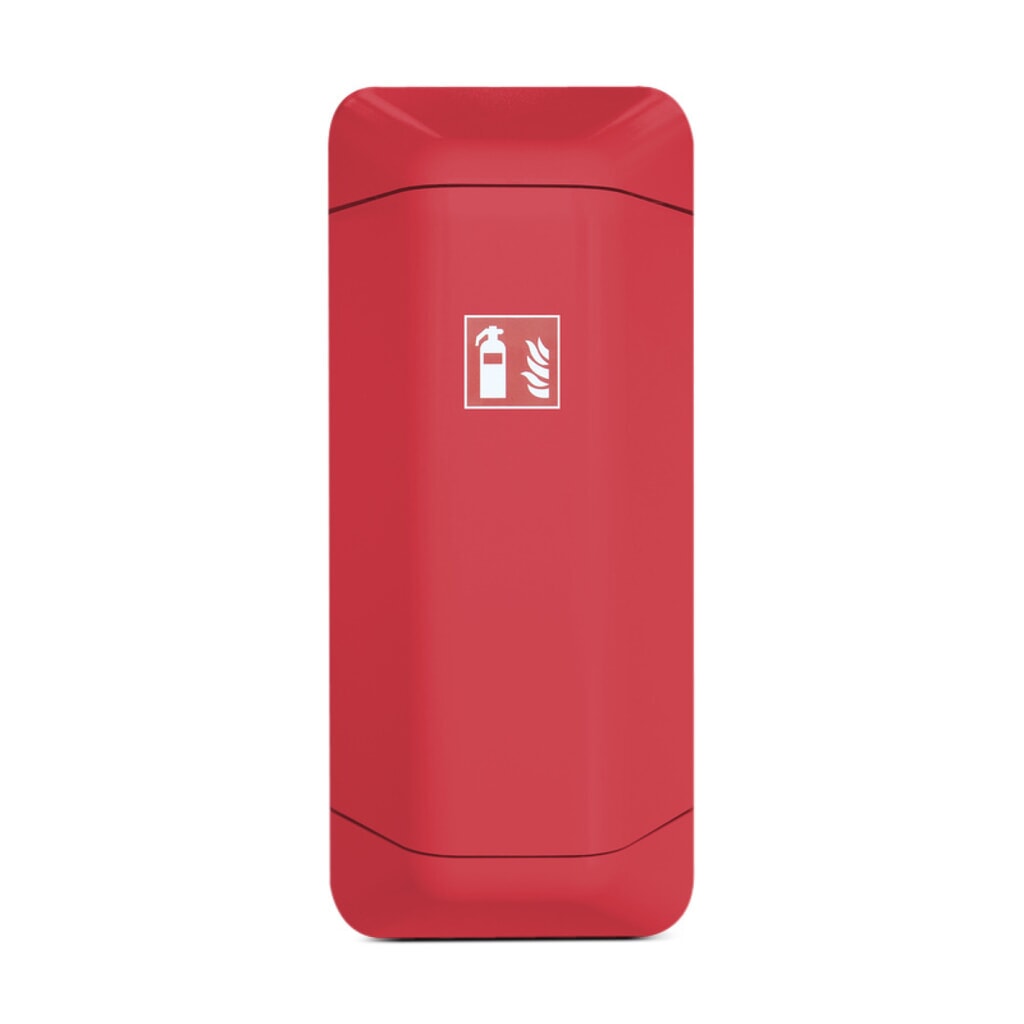 Opbergkast voor brandblussers, rood Product afbeelding: Opbergkast voor brandblussers, rood