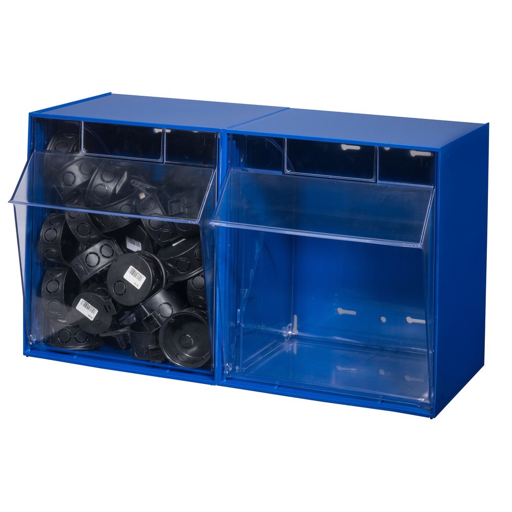 Productafbeelding nr. 2: Opbergsysteem met kantelbakken Allit, 2 bakken, blauw