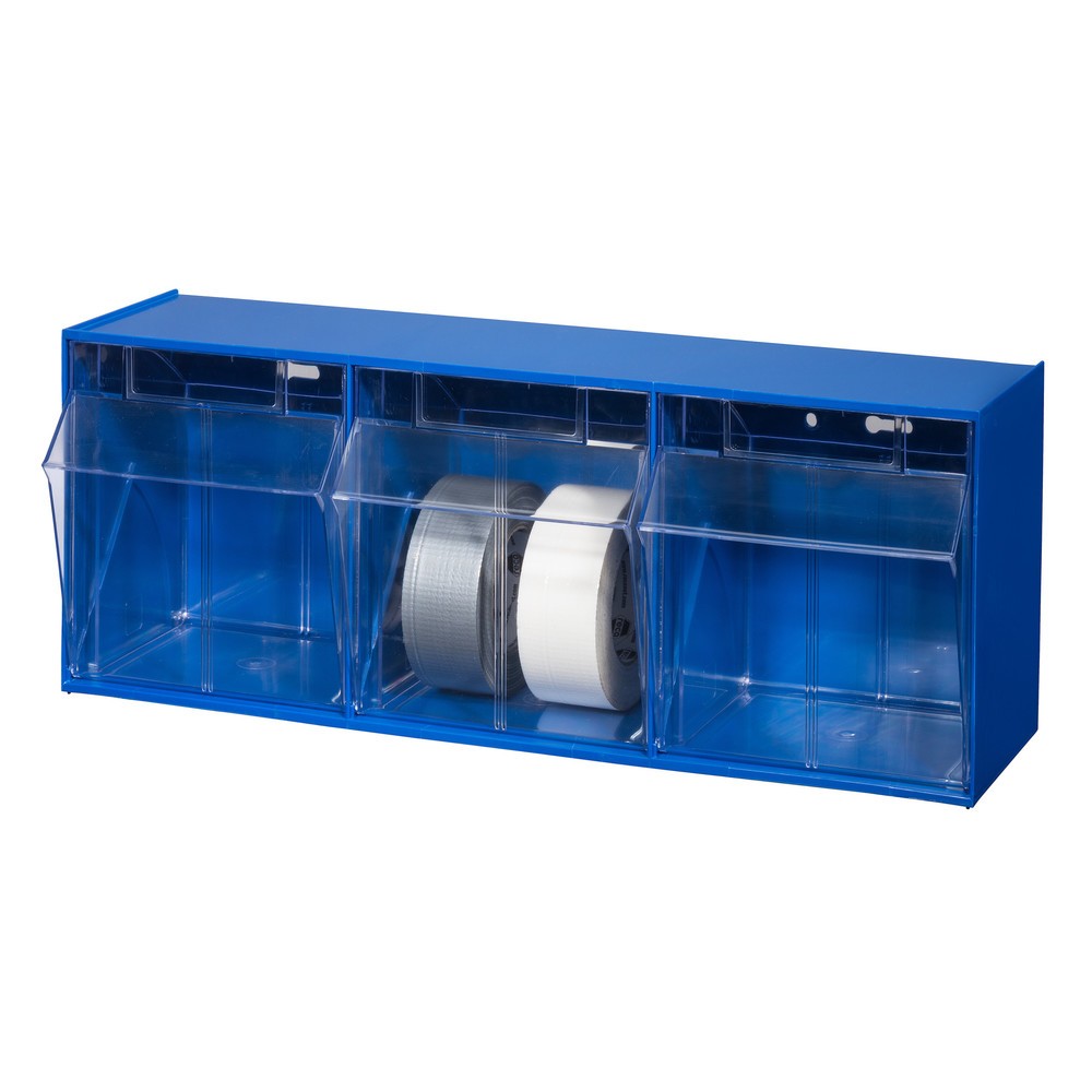 Productafbeelding nr. 2: Opbergsysteem met kantelbakken Allit, 3 bakken, blauw