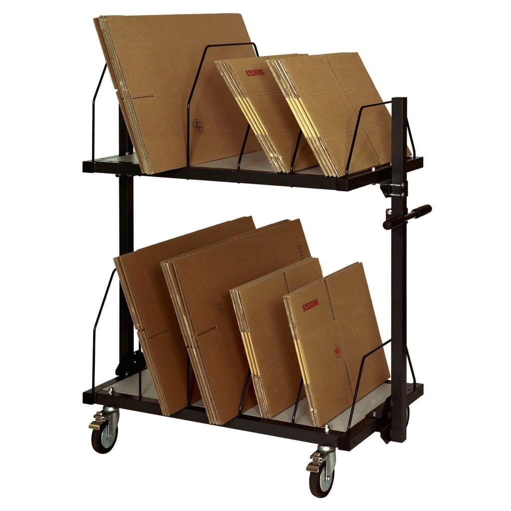 Dozenscheiders met duwbeugel, 2 niveaus, hxbxd 1.260 x 1.015 x 600 mm Productafbeelding nr. 4: Dozenscheiders met duwbeugel, 2 niveaus, hxbxd 1.260 x 1.015 x 600 mm