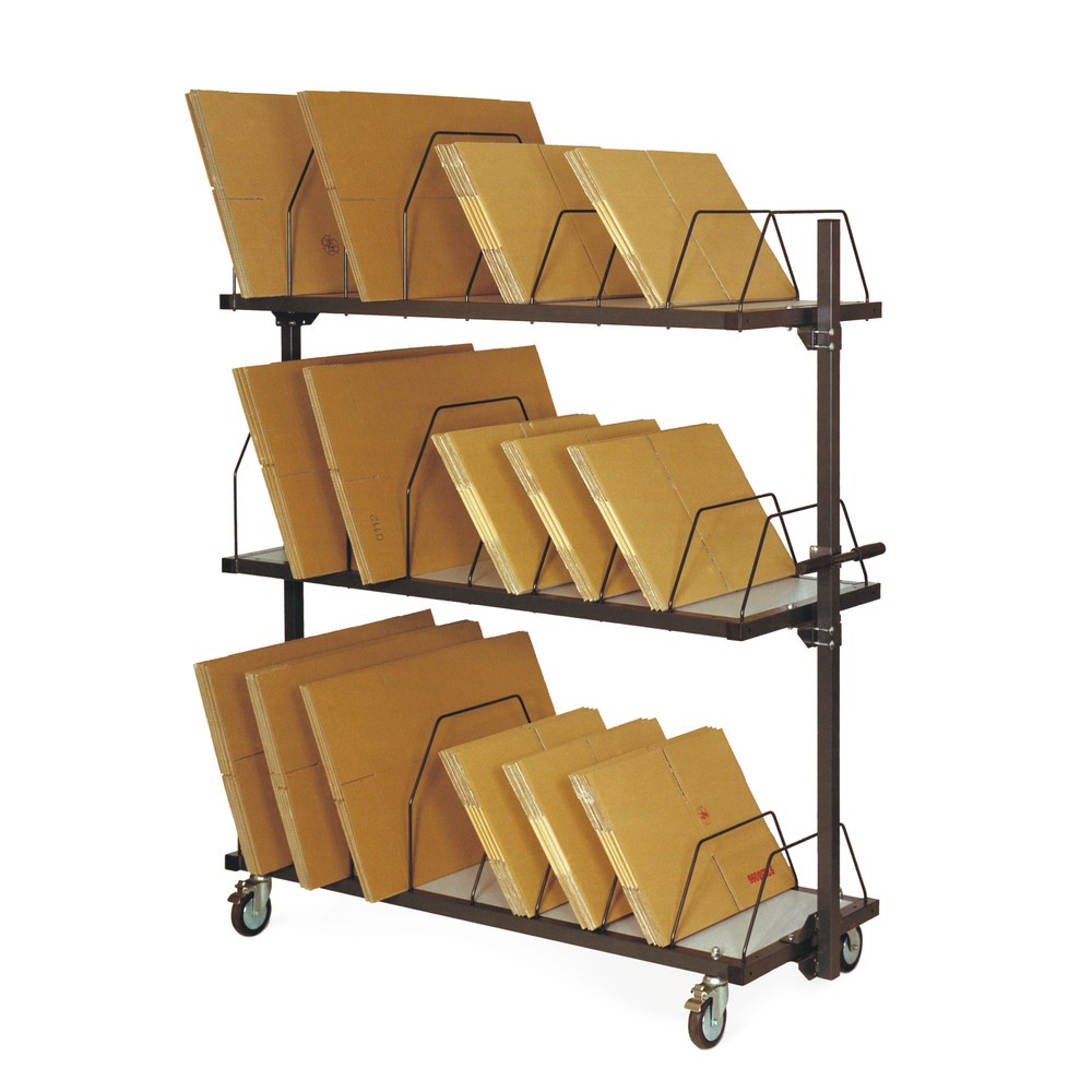 Product afbeelding: Dozenscheiding met duwbeugel, 3 niveaus, hxbxd 1.860 x 1.600 x 600 mm