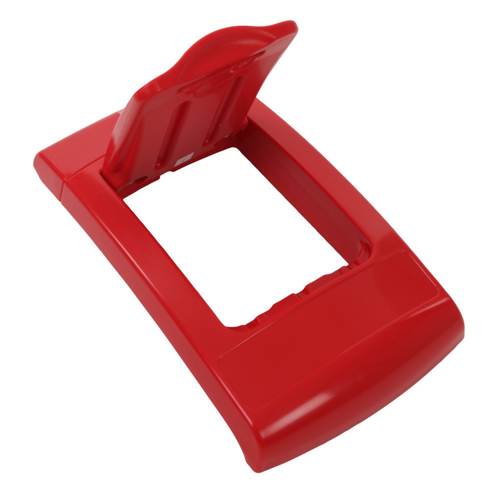 Productafbeelding nr. 2: Opklapbaar deksel voor afvalbak ENVIROBIN Midi / Mini, rood