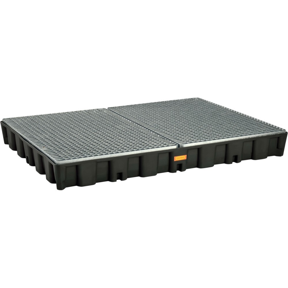 Product afbeelding: Oppervlakbeschermingssysteem CEMO, uit PE, stalen rooster, 250 l