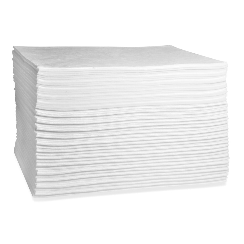 Oppervlaktewaterbeschermende absorptiedoek Heavyweight, 100 doeken, lxb 500 x 400 mm Product afbeelding: Oppervlaktewaterbeschermende absorptiedoek Heavyweight, 100 doeken, lxb 500 x 400 mm