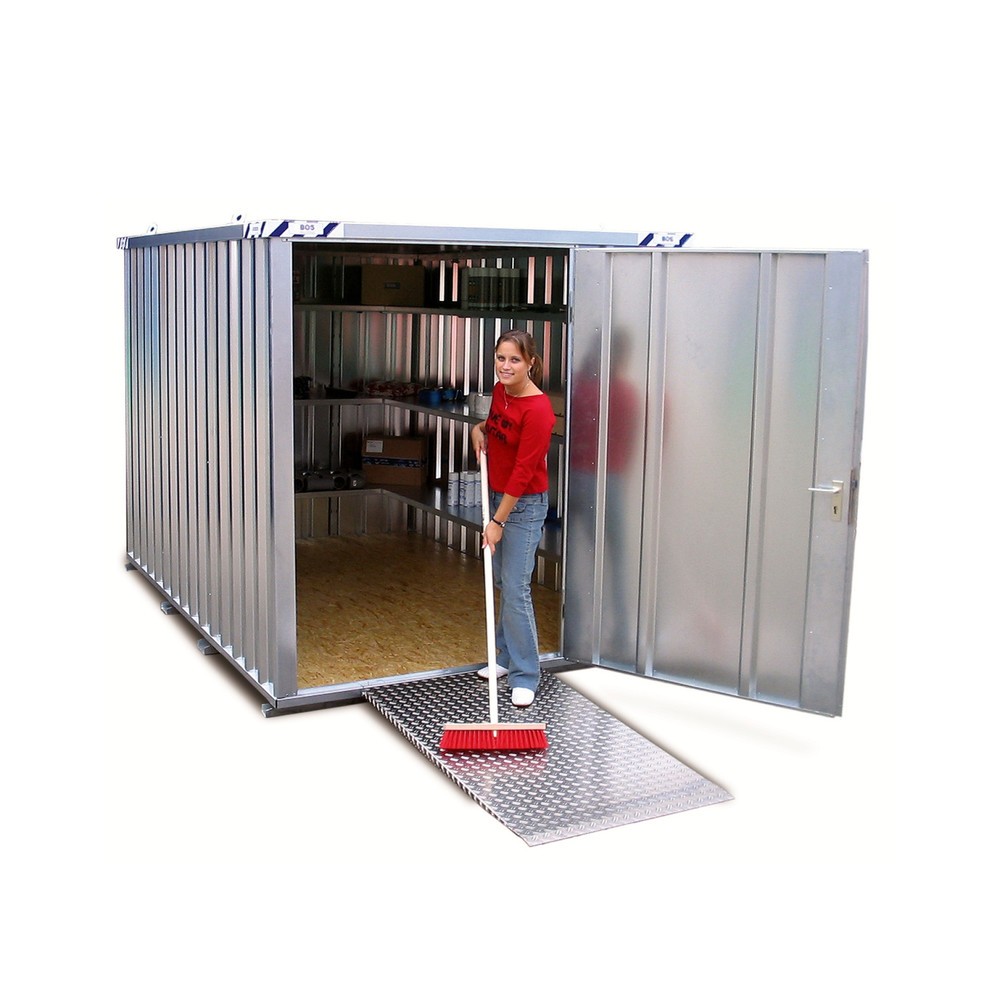 Product afbeelding: Oprijhelling voor enkele en dubbele deuren snelbouwcontainers