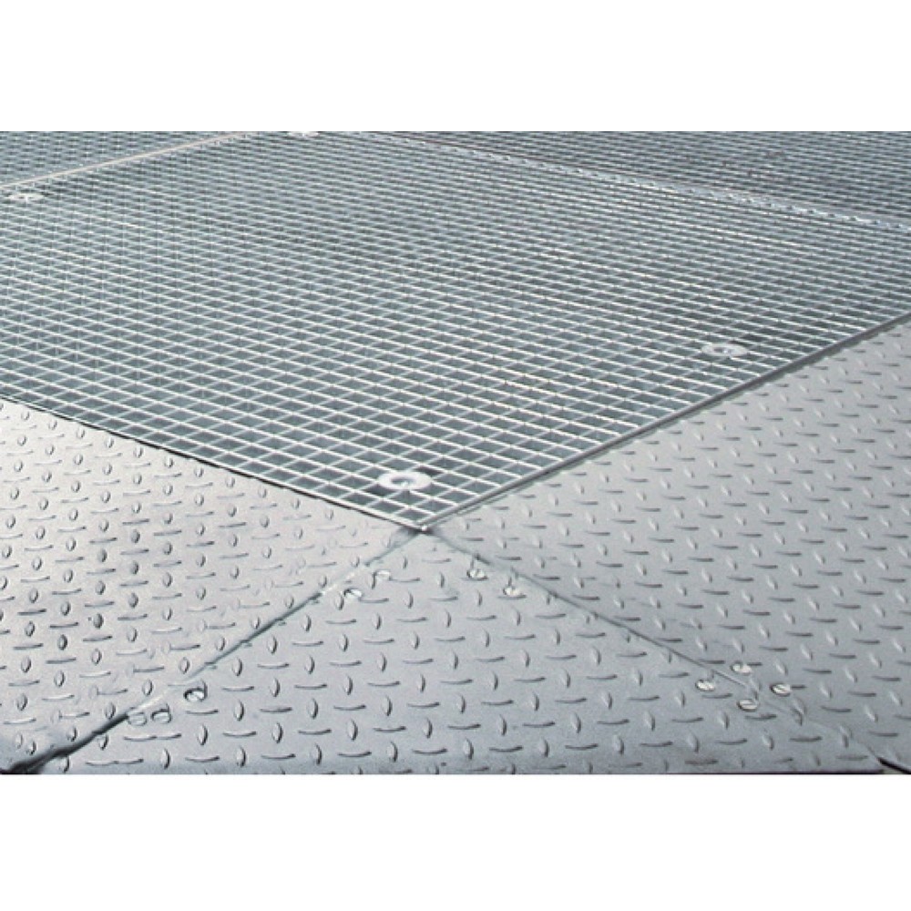 Productafbeelding nr. 2: Oprijhoekelementen voor extra lage lekbakken van staal, bxl 500 x 500 mm