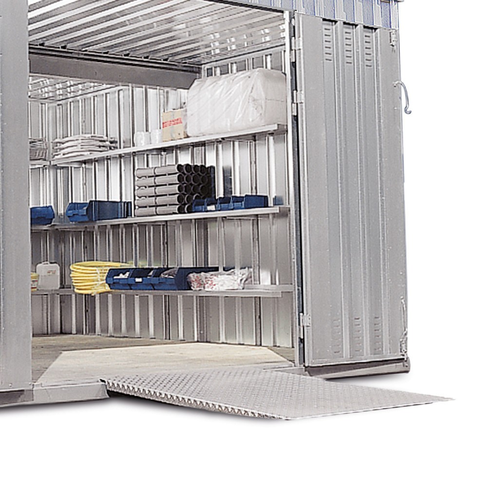 Product afbeelding: Oprijplaat voor materiaalcontainer, bxl 870 x 1.465 mm