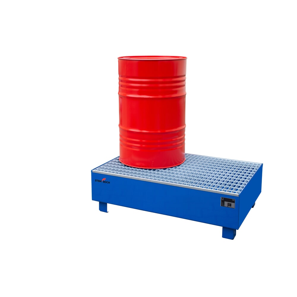 Productafbeelding nr. 6: Opvangbak Steinbock®, 2x 200 l, hxbxd 360 x 800 x 1.200 mm, incl. rooster, blauw