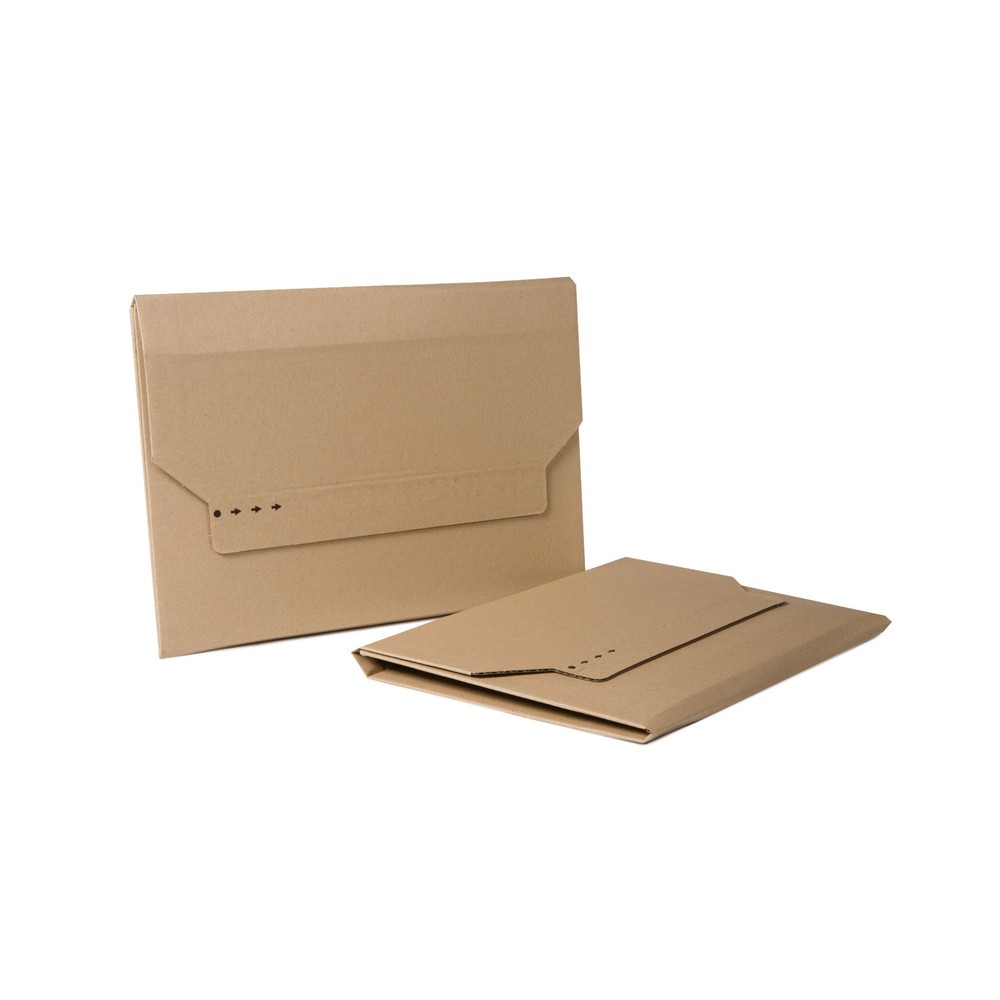 Product afbeelding: Kartonnen envelop Premium, 1-lagig, lxbxh 248 x 180 x 120 mm