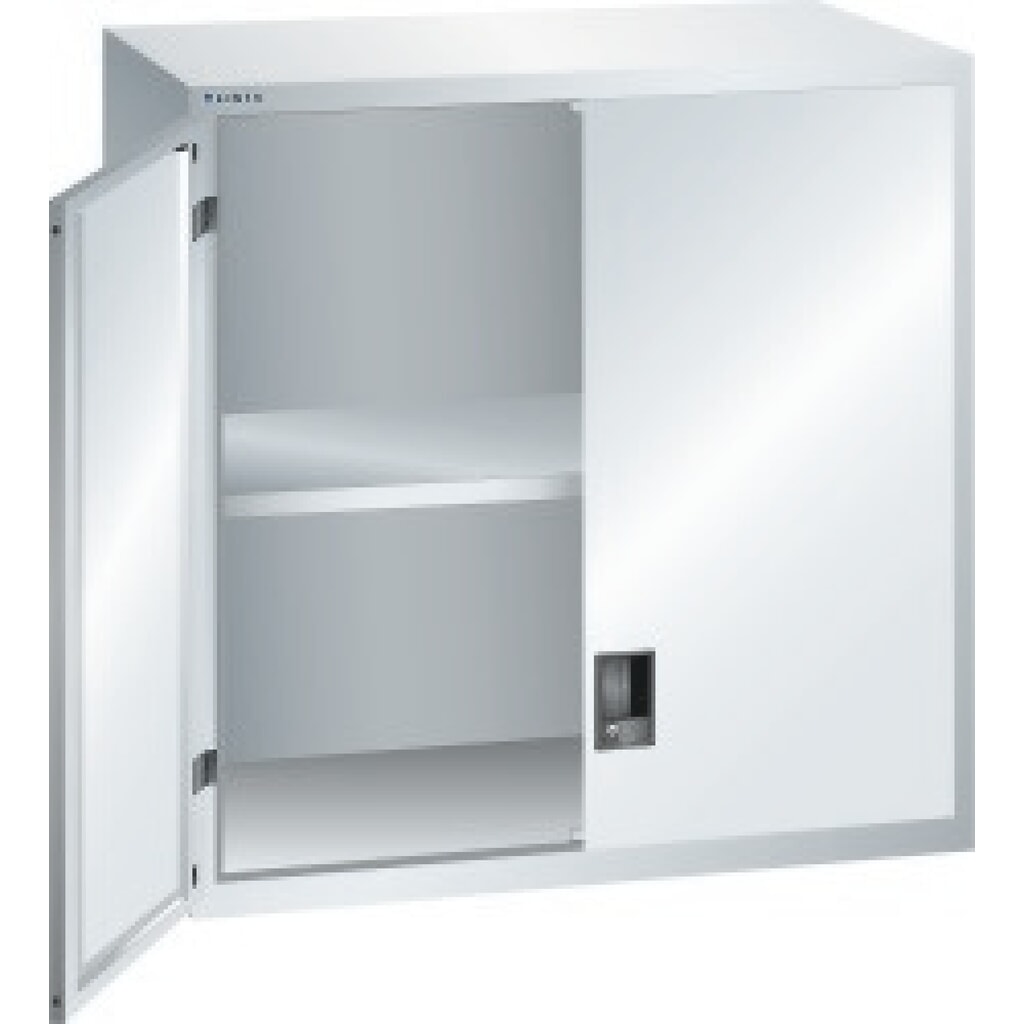 Opzet draaideurkast voor ladekast LISTA, hxbxd 1000 x 1.023 x 725 mm, lichtgrijs Product afbeelding: Opzet draaideurkast voor ladekast LISTA, hxbxd 1000 x 1.023 x 725 mm, lichtgrijs