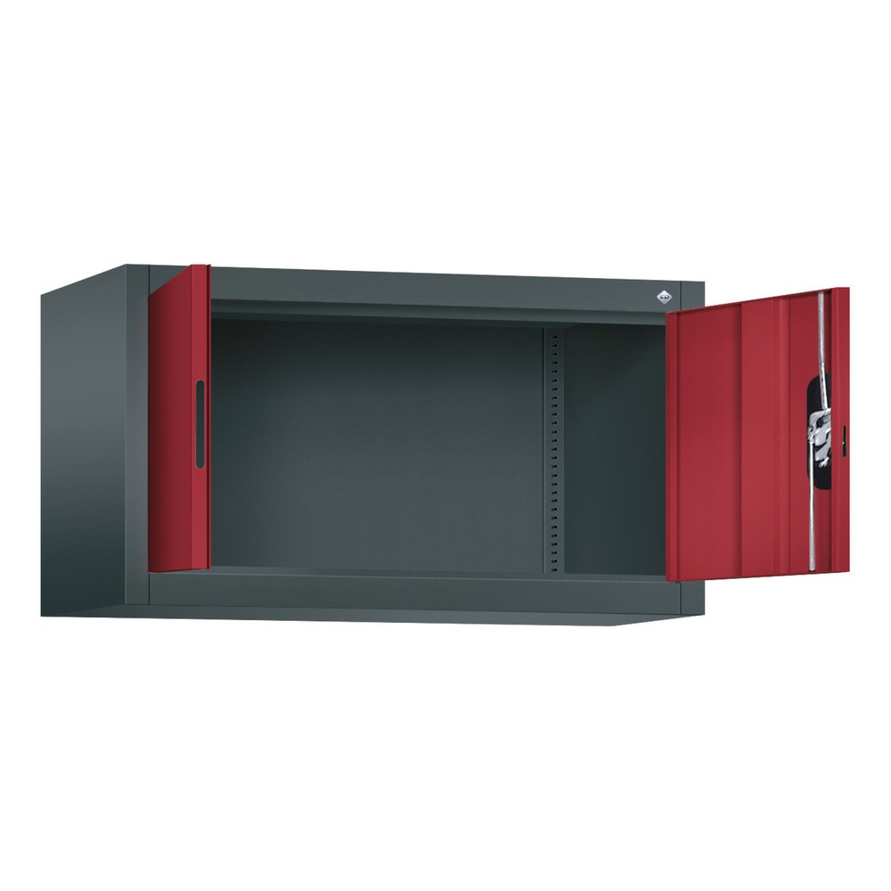 Productafbeelding nr. 3: Opzetkast C+P, hxbxd 500 x 930 x 400 mm, antracietgrijs, robijnrood