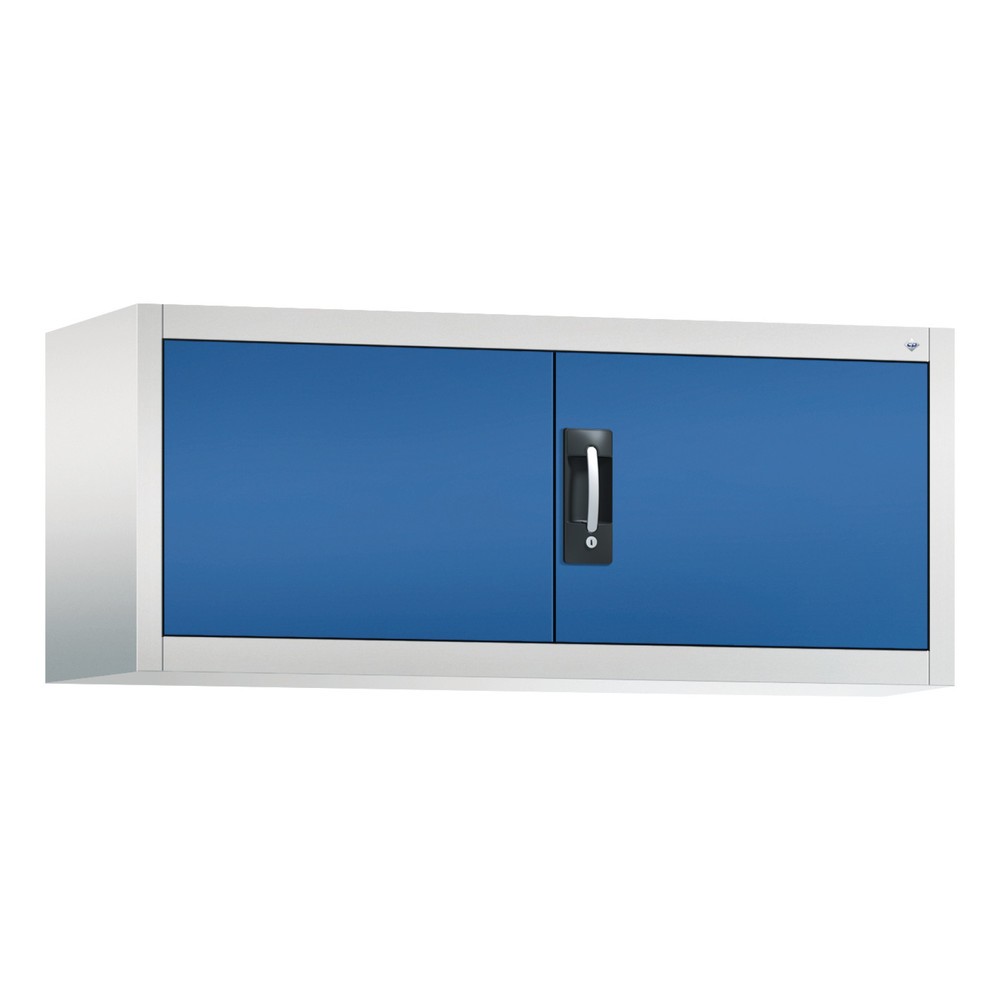 Productafbeelding nr. 1: Bijzetkast C+P, hxbxd 500 x 1.200 x 400 mm, lichtgrijs, gentiaanblauw