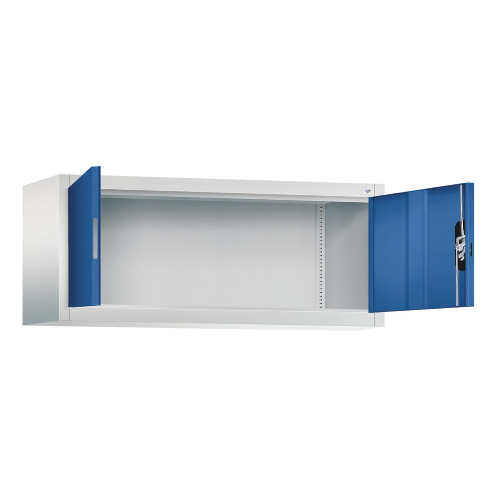 Productafbeelding nr. 3: Bijzetkast C+P, hxbxd 500 x 1.200 x 400 mm, lichtgrijs, gentiaanblauw