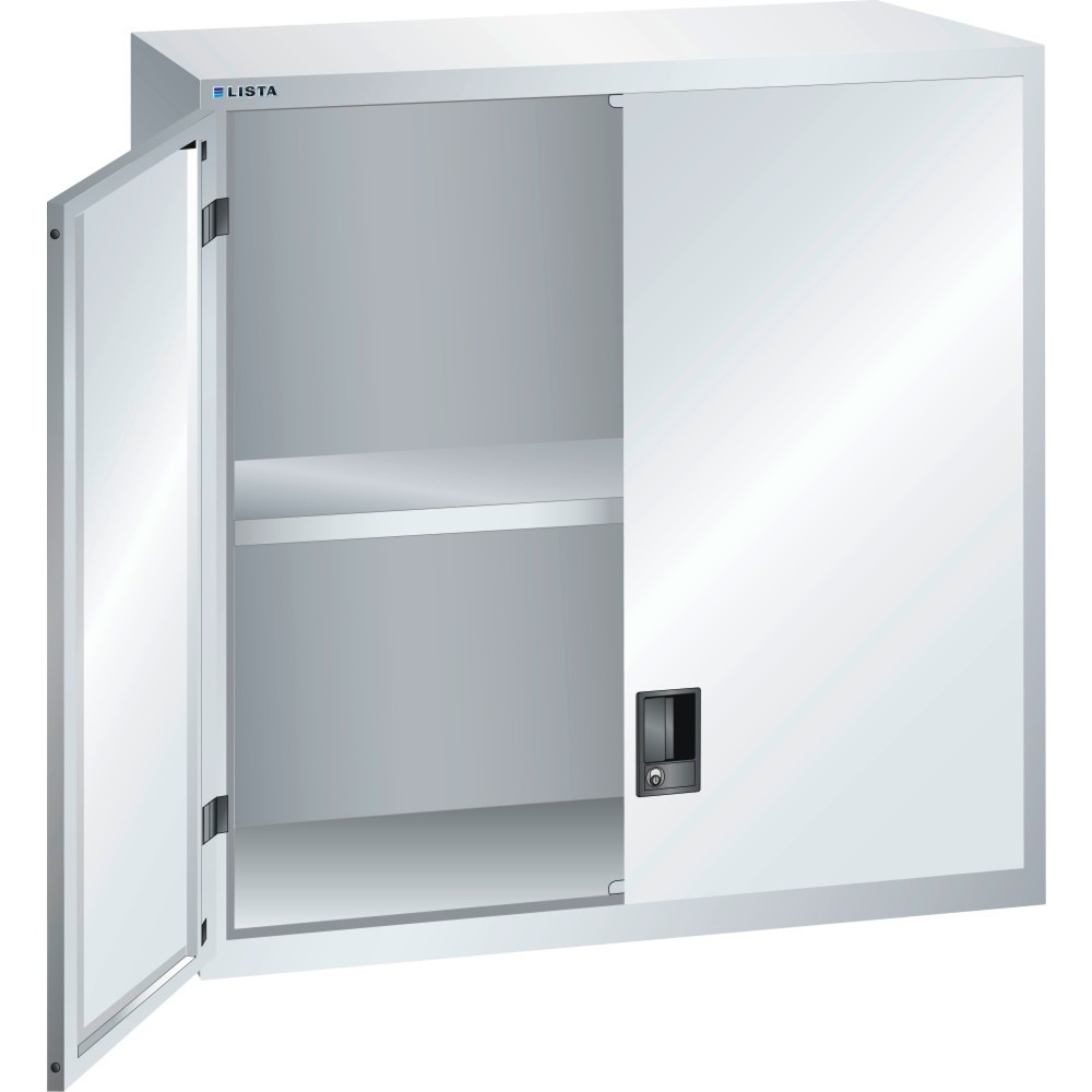 Product afbeelding: Opzetkast LISTA 54x27E, (bxdxh) 1023x572x1000 mm, draaideuren, lichtgrijs