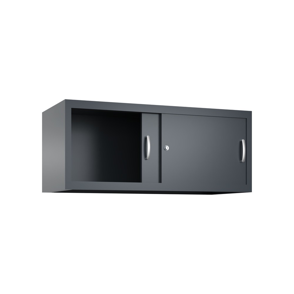 Productafbeelding nr. 3: Opzetkast voor werkplaatsschuifdeurkast C+P, hxbxd 500 x 1.200 x 500 mm, antracietgrijs, antracietgrijs