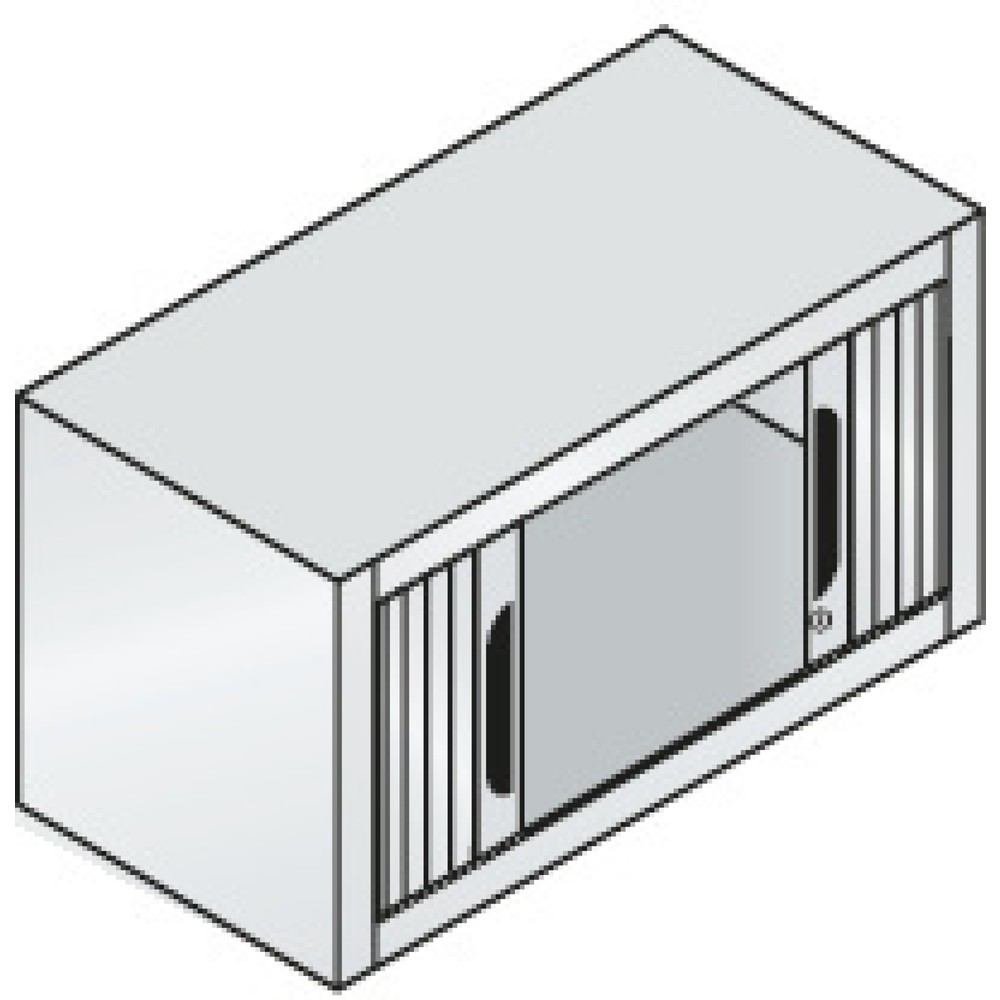 Productafbeelding nr. 3: Opzetrolluikkast C+P, 1 OH, breedte 800 mm, lichtgrijs